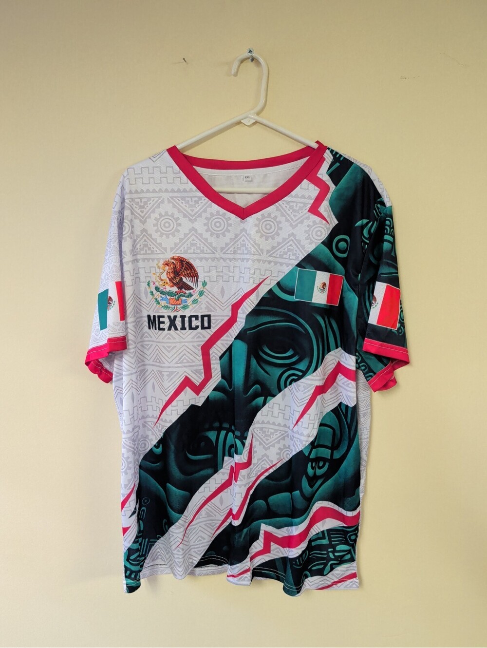 Mexico Themed Graphic Sports Jersey Shirt 2XL